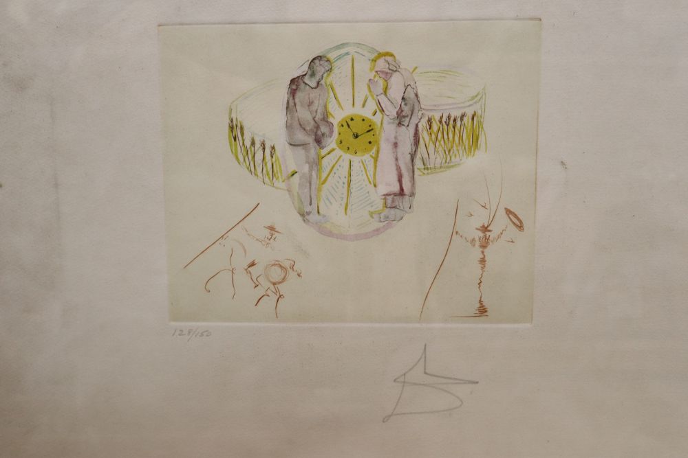 Salvador Dali (1904-1989), lithograph with etching, The Cycles of Life, Reflections, c.1979, monogrammed and numbered no.128/150,